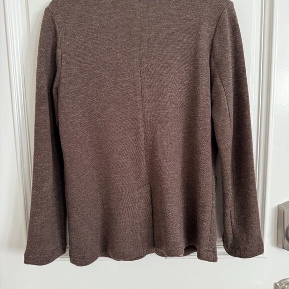 Faherty Inlet Cotton Blend Knit Blazer Deep Brown-Size S - Picture 3 of 5